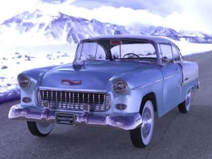 chevrolet bel air 1955 3D Model