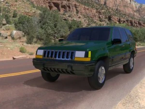 jeep grand cherokee 94 Modello 3D