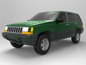 jeep grand cherokee 94 3D Model