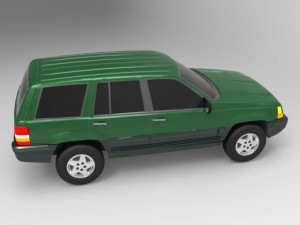 jeep grand cherokee 94 Model 3D