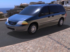 ford windstar 2000 3D Model