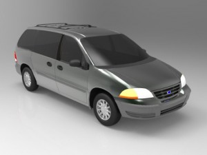 ford windstar 2000 3Dモデル