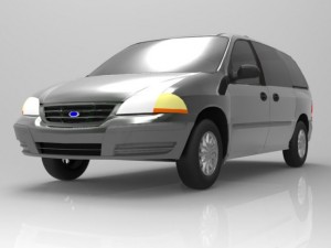 ford windstar 2000 3Dモデル