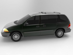 ford windstar 2000 3Dモデル