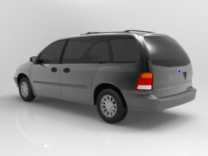 ford windstar 2000 3Dモデル