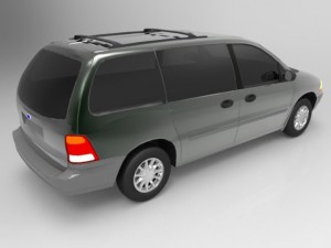 ford windstar 2000 3Dモデル