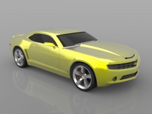 chevrolet camaro concept 2006 3D Модель