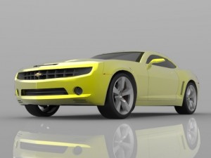 chevrolet camaro concept 2006 3D Модель
