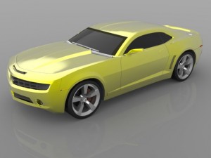chevrolet camaro concept 2006 3D Модель