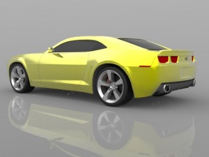 chevrolet camaro concept 2006 3D Модель