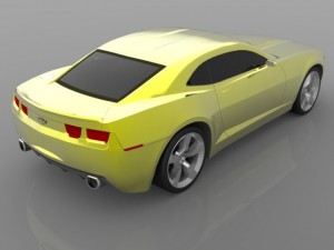 chevrolet camaro concept 2006 3D Модель