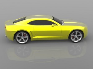 chevrolet camaro concept 2006 3D Модель