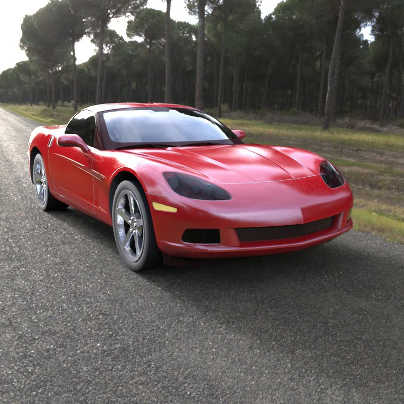Chevrolet Corvette 2005 Modello 3D .c4d .max .obj .3ds .fbx .stl .blend 
