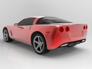 chevrolet corvette 2005 Modello 3D