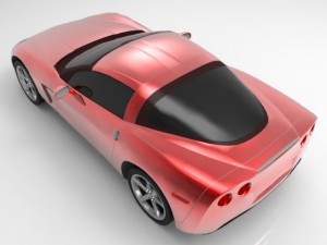 chevrolet corvette 2005 Modello 3D