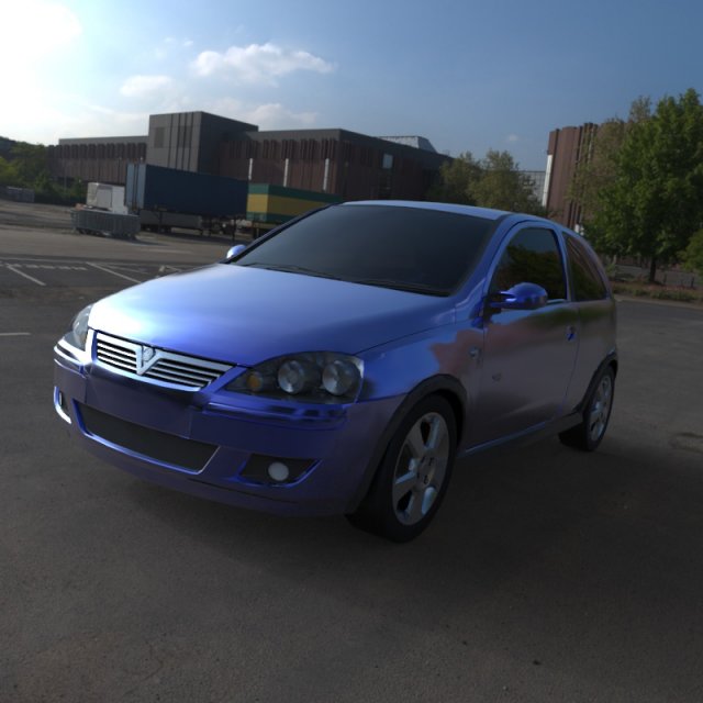 vauxhall corsa sri 2004 Model 3D .c4d .max .obj .3ds .fbx .stl .blend 