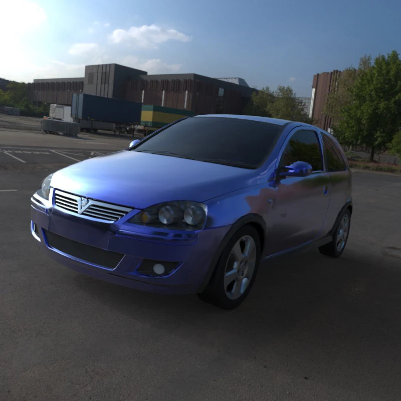 vauxhall corsa sri 2004 3D Model .c4d .max .obj .3ds .fbx .stl .blend