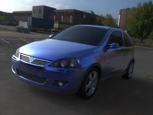 Opel Corsa Sri 2004 Modello 3D