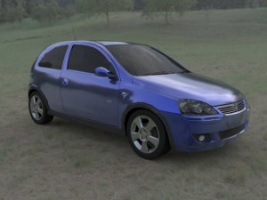 vauxhall corsa sri 2004 Model 3D
