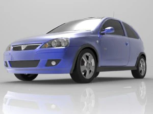 vauxhall corsa sri 2004 3D Model