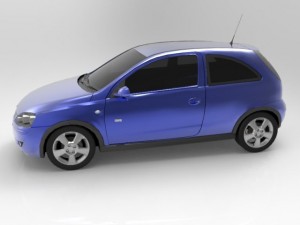 vauxhall corsa sri 2004 Model 3D