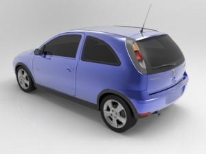 vauxhall corsa sri 2004 Model 3D