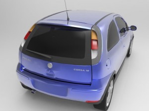 vauxhall corsa sri 2004 Model 3D