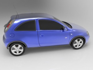 vauxhall corsa sri 2004 Model 3D