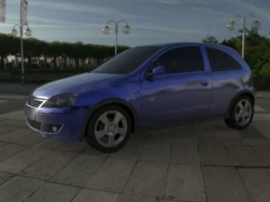 vauxhall corsa sri 2004 3D Model