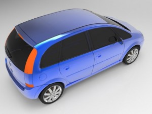 chevrolet meriva 2003 3D Model