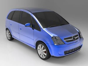 chevrolet meriva 2003 3D Model