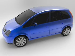 chevrolet meriva 2003 3D Model
