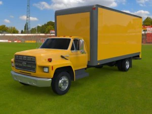 moving truck 1993 3D Model