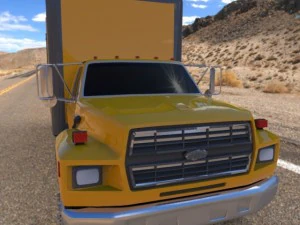moving truck 1993 3D Model