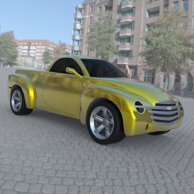 chevy ssr 2003 3D Model .c4d .max .obj .3ds .fbx .stl .blend 