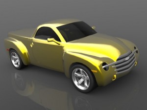 chevy ssr 2003 3D Model