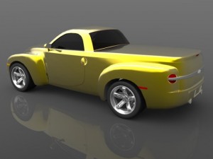 chevy ssr 2003 3D Model