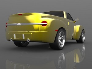 chevy ssr 2003 3D Model