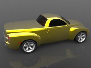 chevy ssr 2003 3D Model