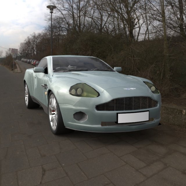 aston martin db7 vanquish 3D Модель .c4d .max .obj .3ds .fbx .stl .blend 