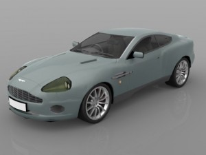 aston martin db7 vanquish 3D Модель