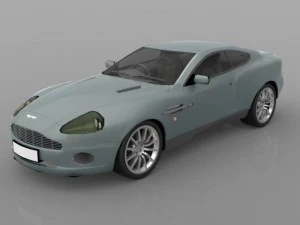 aston martin db7 vanquish 3D Model