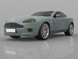 aston martin db7 vanquish 3D Модель