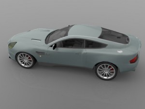 aston martin db7 vanquish 3D Модель