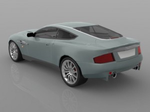 aston martin db7 vanquish 3D Модель