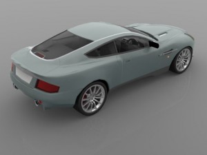 aston martin db7 vanquish 3D Модель