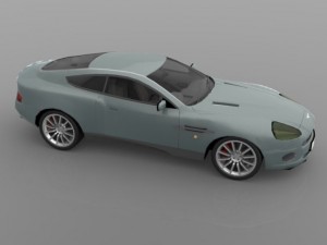 aston martin db7 vanquish 3D Модель