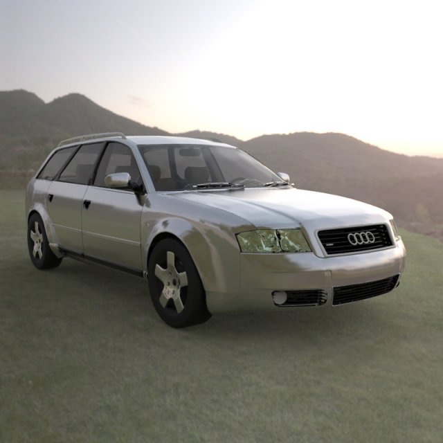 audi a6a avant 2001 3Dモデル .c4d .max .obj .3ds .fbx .stl .blend 