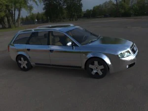 audi a6a avant 2001 3D Model