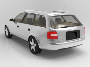 audi a6a avant 2001 3Dモデル
